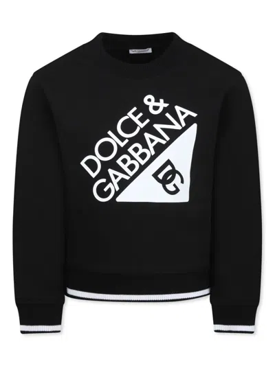 DOLCE & GABBANA LOGO-PRINT SWEATSHIRT