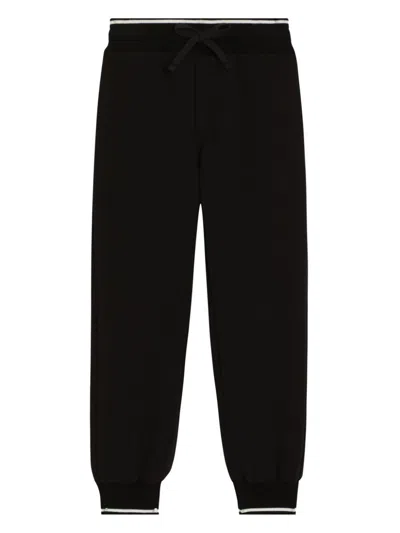 DOLCE & GABBANA LOGO-PRINT TRACK PANTS
