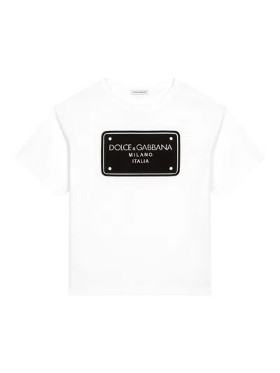 DOLCE & GABBANA LOGO-TAG T-SHIRT