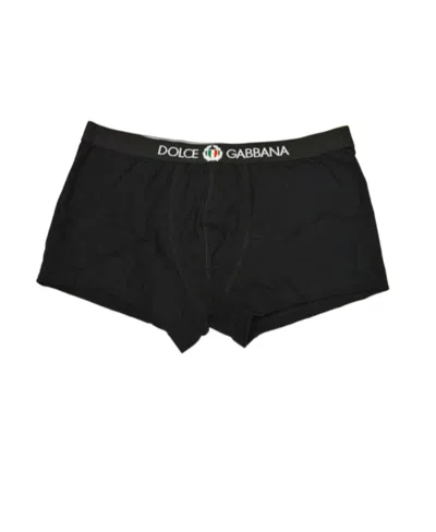 DOLCE & GABBANA LOGO-WAIST COTTON BOXERS