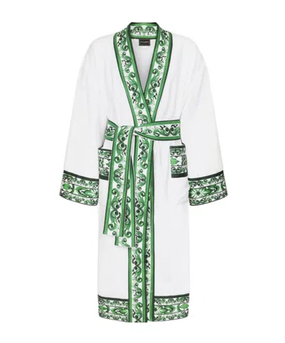 DOLCE & GABBANA DOLCE  GABBANA TERRY BELTED BATHROBE