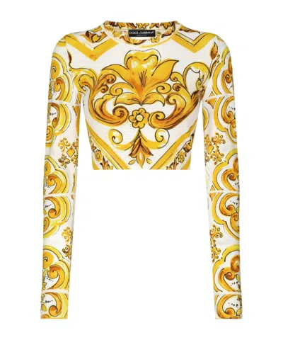 DOLCE & GABBANA MAJOLICA KNIT TOP