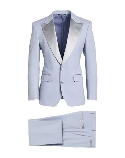 DOLCE & GABBANA DOLCE & GABBANA MAN SUIT LILAC SIZE 36 WOOL, SILK, ELASTANE, POLYETHYLENE