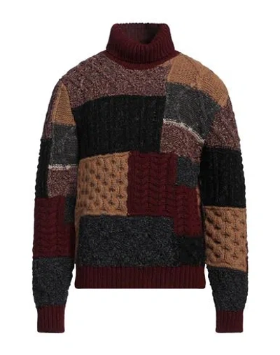 DOLCE & GABBANA DOLCE & GABBANA MAN TURTLENECK BURGUNDY SIZE 48 VIRGIN WOOL, CASHMERE, POLYAMIDE