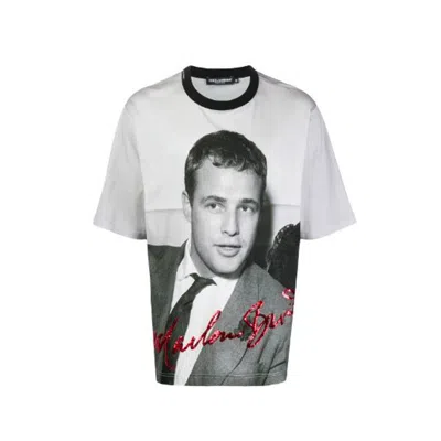 DOLCE & GABBANA DOLCE & GABBANA MARLON BRANDO T-SHIRT MEN