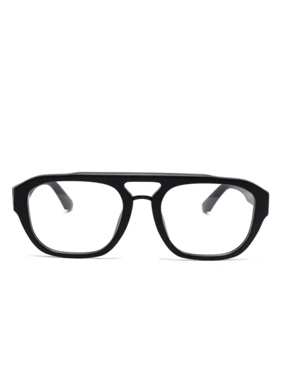 DOLCE & GABBANA MATTE-FRAME GLASSES