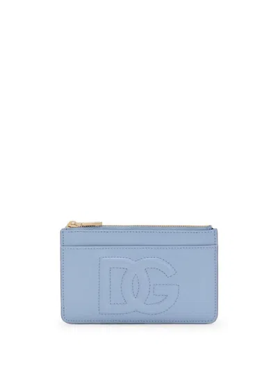 DOLCE & GABBANA MEDIUM DG-EMBOSSED CARD HOLDER