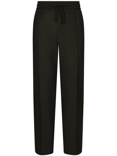 DOLCE & GABBANA WOOL TRACK PANTS