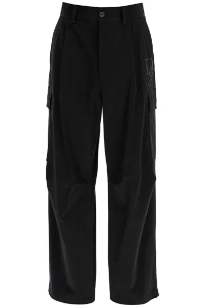 DOLCE & GABBANA MEN'S STRETCH COTTON CARGO PANTS