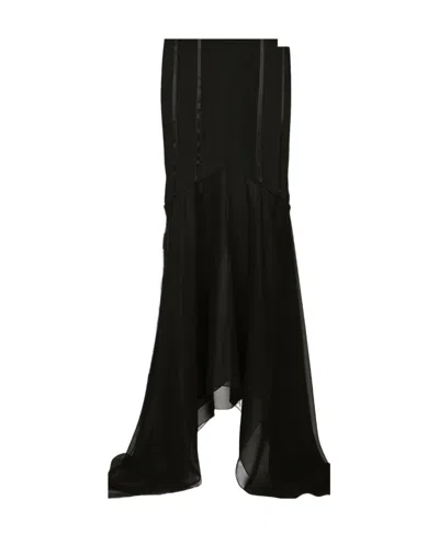 DOLCE & GABBANA MERMAID LOTUS LEAF HALF SKIRT