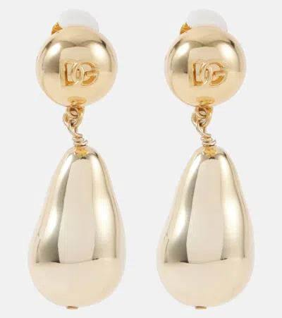 DOLCE & GABBANA PEBBLE PENDANT EARRINGS