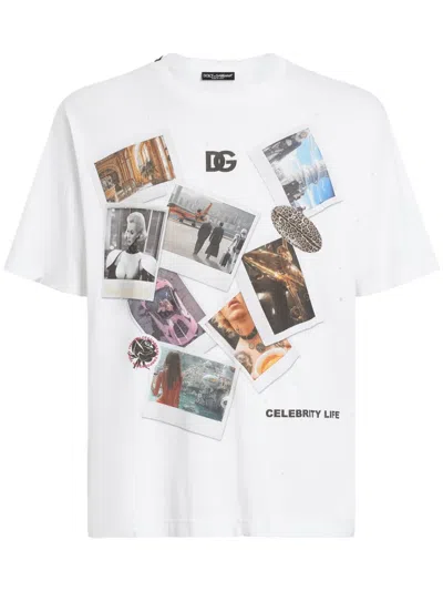 DOLCE & GABBANA PHOTOGRAPH-PRINT T-SHIRT