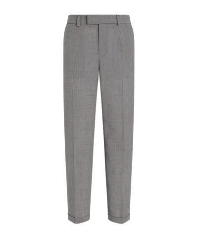 DOLCE & GABBANA DOLCE  GABBANA PRESSED CREASE TAILORED PANTS