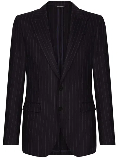 DOLCE & GABBANA PINSTRIPE SINGLE-BREASTED JACKET