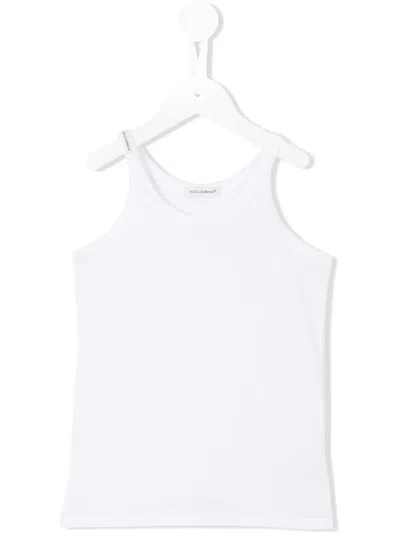 DOLCE & GABBANA PLAIN TANK TOP