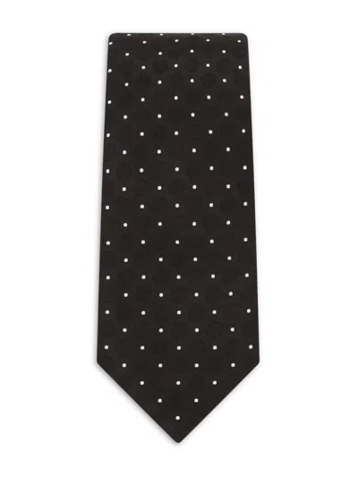 DOLCE & GABBANA POLKA-DOT PRINT TIE
