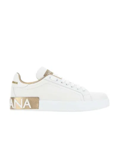 DOLCE & GABBANA DOLCE  GABBANA PORTOFINO LACE-UP SNEAKERS