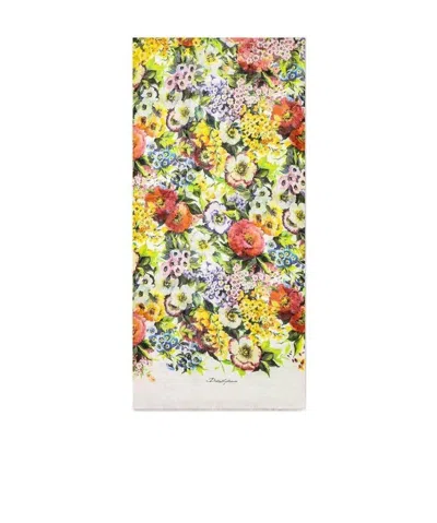 DOLCE & GABBANA PRINTED SILK SCARF