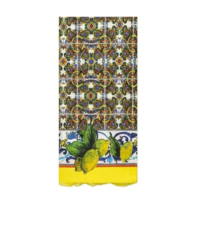 DOLCE & GABBANA PRINTED SILK SCARF