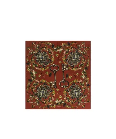 DOLCE & GABBANA PRINTED SILK SCARF
