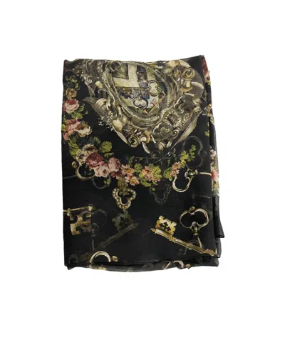 DOLCE & GABBANA PRINTED SILK SCARF