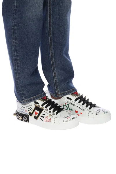 DOLCE & GABBANA DOLCE & GABBANA PRINTED SNEAKERS