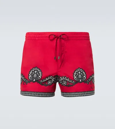 DOLCE & GABBANA PRINTED SWIM TRUNKS