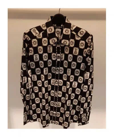 DOLCE & GABBANA PRINTING LONG-SLEEVED SHIRT