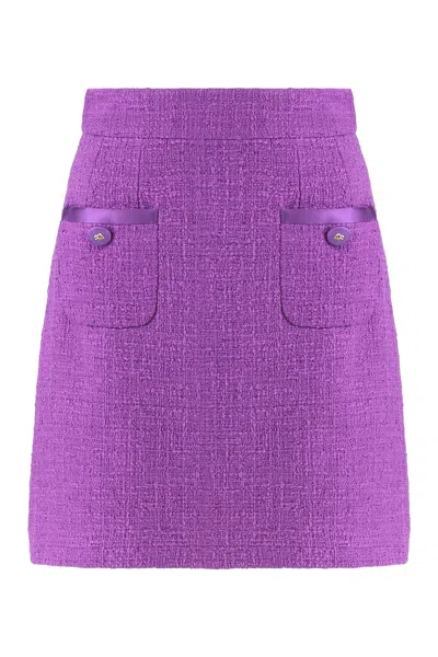 DOLCE & GABBANA DOLCE & GABBANA RACHEL TWEED MINI-SKIRT