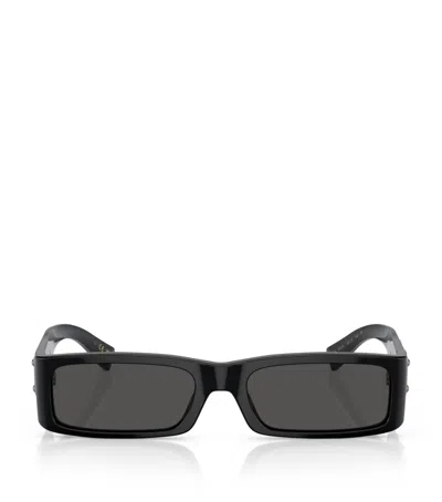 DOLCE & GABBANA RE-EDITION RECTANGULAR SUNGLASSES