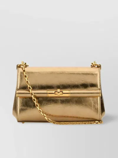 DOLCE & GABBANA RECTANGULAR LEATHER MINI MARLENE SHOULDER BAG