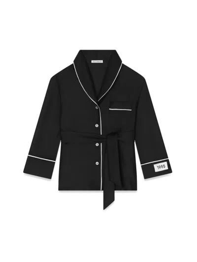 DOLCE & GABBANA ROBE SHIRT WITH BELT
