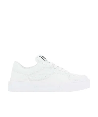 DOLCE & GABBANA DOLCE  GABBANA ROMA LOGO-PATCH LOW-TOP SNEAKERS