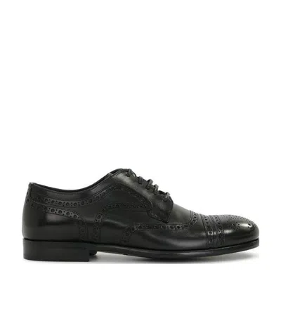 DOLCE & GABBANA ROUND-HEADED BUSINESS DRESS SHOES
