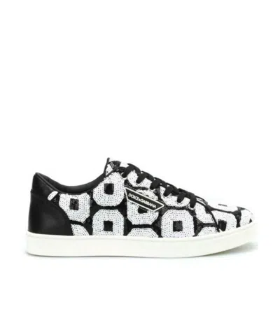 DOLCE & GABBANA SEQUINED CASUAL SNEAKERS