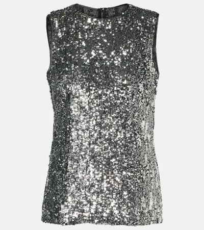 DOLCE & GABBANA SEQUINED TOP