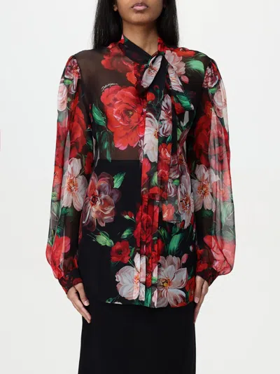 DOLCE & GABBANA SHIRT DOLCE & GABBANA WOMAN COLOR MULTICOLOR