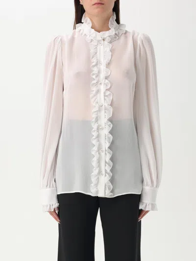 DOLCE & GABBANA SHIRT DOLCE & GABBANA WOMAN COLOR WHITE