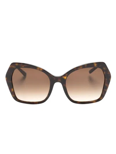 DOLCE & GABBANA SICILIAN TASTE OVERSIZED SUNGLASSES