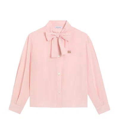 DOLCE & GABBANA SILK CREPE DE CHINE SHIRT