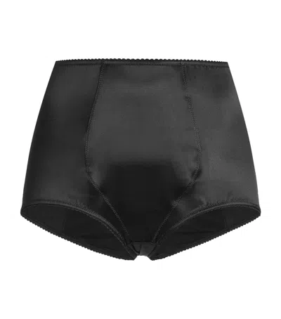 DOLCE & GABBANA DOLCE&GABBANA SILK HIGH-RISE BRIEFS