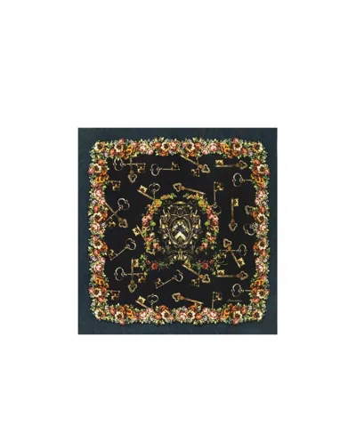 DOLCE & GABBANA SILK PRINTED SILK SCARF