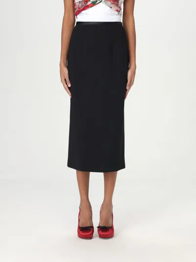 DOLCE & GABBANA SKIRT DOLCE & GABBANA WOMAN COLOR BLACK