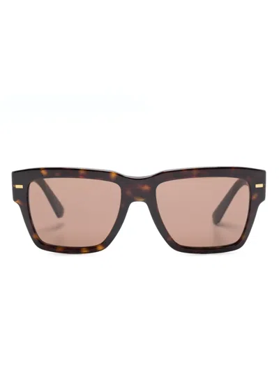 DOLCE & GABBANA SQUARE-FRAME TINTED SUNGLASSES