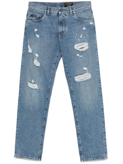 DOLCE & GABBANA STRAIGHT-LEG JEANS