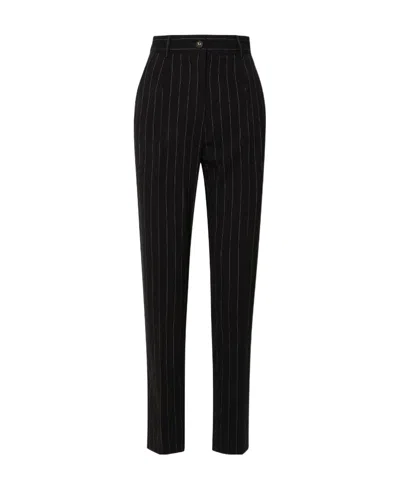 DOLCE & GABBANA DOLCE  GABBANA STRIPED TAILORED TROUSERS