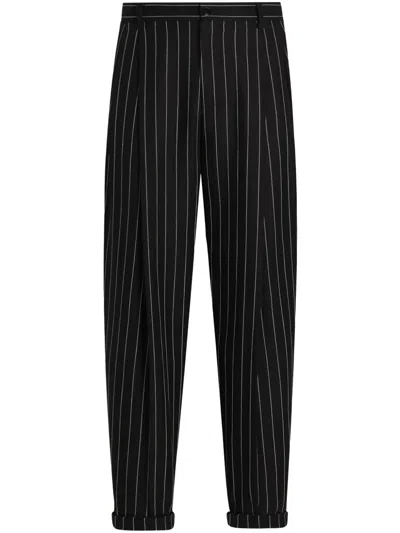 DOLCE & GABBANA STRIPED TAILORED PANTS