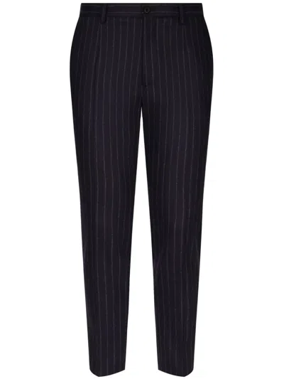 DOLCE & GABBANA STRIPED TAILORED TROUSERS