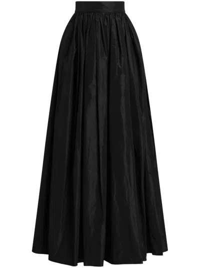 DOLCE & GABBANA TAFFETA CIRCLE MAXI SKIRT