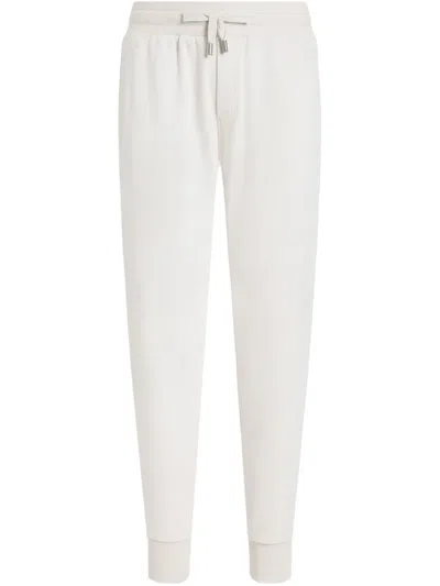 DOLCE & GABBANA TAG JERSEY TRACK PANTS